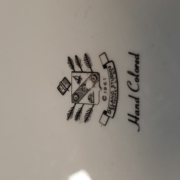 Vintage 1961 Duck by Delano Studios Decorative Plate - Picture 6 of 6